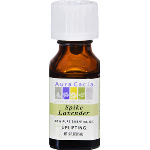 Aura Cacia Pure Essential Oil Spike Lavender - 0.5 Fl Oz - Vita-Shoppe.com