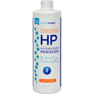 Essential Oxygen Hydrogen Peroxide 3% - Food Grade  - 16 Oz - Vita-Shoppe.com