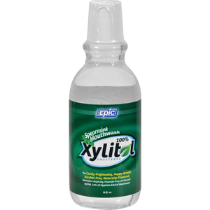 Epic Dental Spearmint Mouthwash - Xylitol Sweetened - 16 Oz - Vita-Shoppe.com