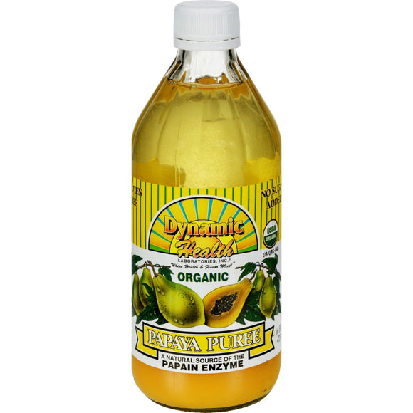 Dynamic Health Papaya Puree - 16 Fl Oz - Vita-Shoppe.com