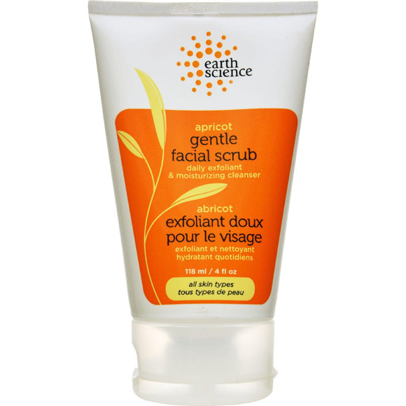 Earth Science Facial Scrub Apricot Gentle - 4 Fl Oz - Vita-Shoppe.com