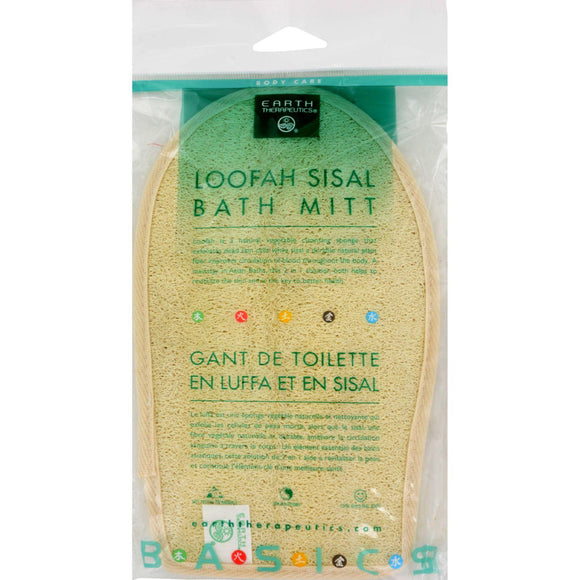Earth Therapeutics Loofah Sisal Bath Mitt - 1 Loofah - Vita-Shoppe.com