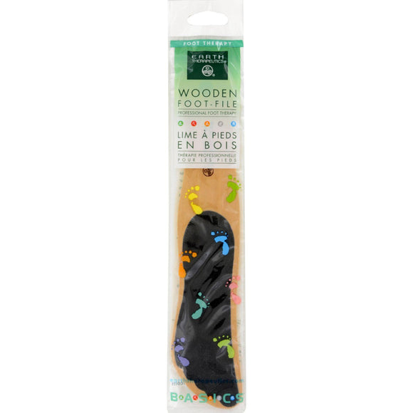 Earth Therapeutics Wooden Foot File - 1 File - Vita-Shoppe.com