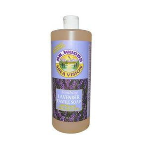 Dr. Woods Shea Vision Soothing Lavender Castile Soap - 32 Oz - Vita-Shoppe.com