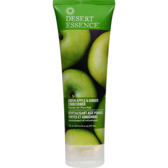 Desert Essence Thickening Conditioner Green Apple And Ginger - 8 Fl Oz - Vita-Shoppe.com