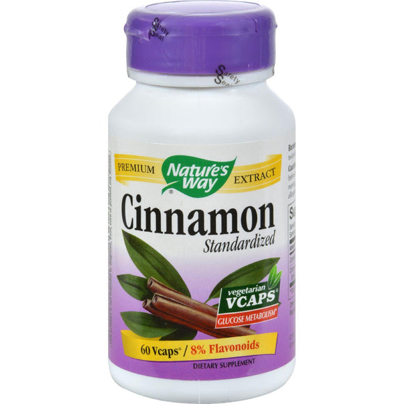 Nature's Way Cinnamon Standardized - 60 Vcaps - Vita-Shoppe.com