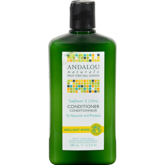 Andalou Naturals Brilliant Shine Conditioner Sunflower And Citrus - 11.5 Fl Oz - Vita-Shoppe.com