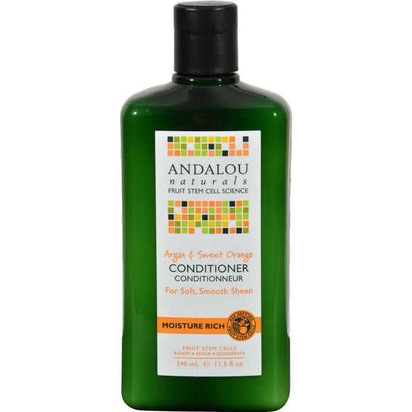 Andalou Naturals Moisture Rich Conditioner Argan And Sweet Orange - 11.5 Fl Oz - Vita-Shoppe.com