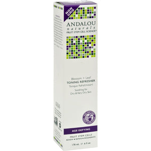 Andalou Naturals Toning Refresher Blossom And Leaf - 6 Fl Oz - Vita-Shoppe.com