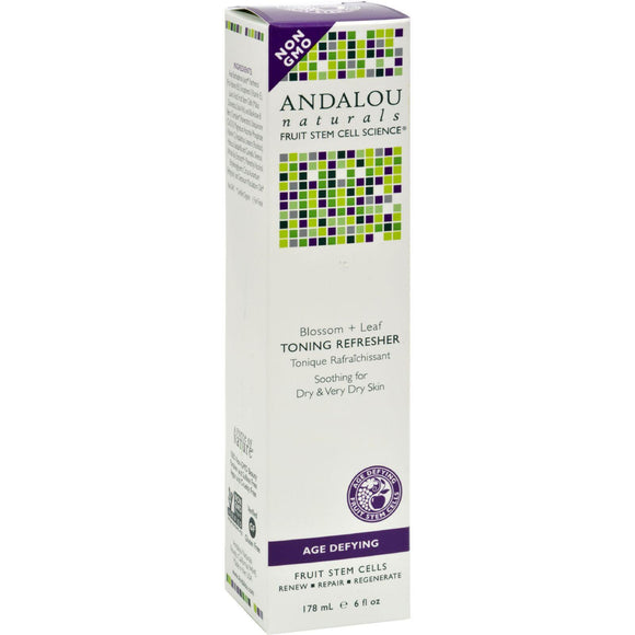 Andalou Naturals Toning Refresher Blossom And Leaf - 6 Fl Oz - Vita-Shoppe.com
