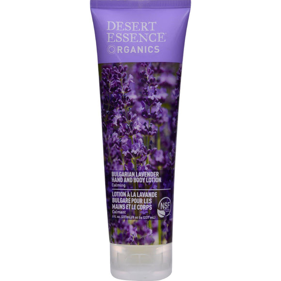 Desert Essence Hand And Body Lotion Bulgarian Lavender - 8 Fl Oz - Vita-Shoppe.com