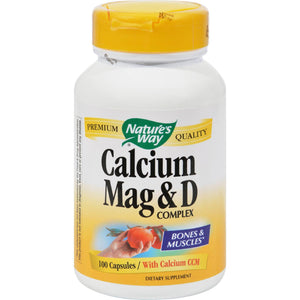 Nature's Way Calcium Mag And D Complex - 100 Capsules - Vita-Shoppe.com