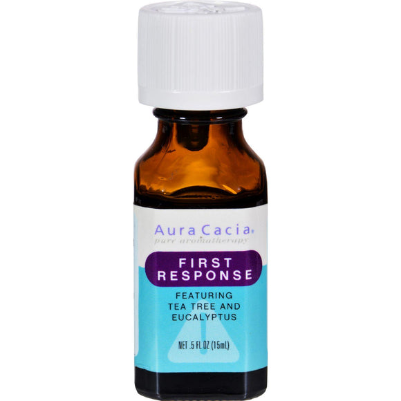 Aura Cacia Essential Solutions Oil First Response - 0.5 Fl Oz - Vita-Shoppe.com