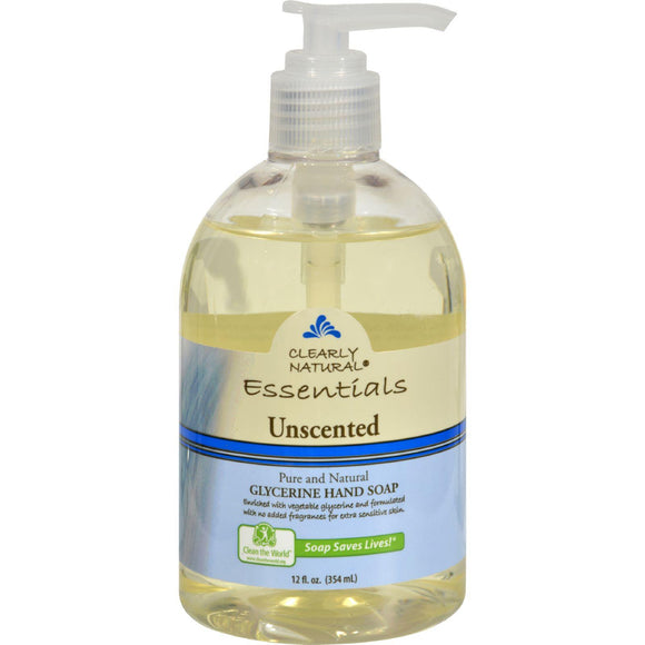 Clearly Natural Pure And Natural Glycerine Hand Soap Unscented - 12 Fl Oz - Vita-Shoppe.com