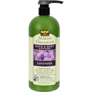 Avalon Organics Hand And Body Lotion Lavender - 32 Fl Oz - Vita-Shoppe.com