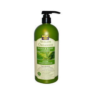 Avalon Organics Hand And Body Lotion Aloe Unscented - 32 Fl Oz - Vita-Shoppe.com