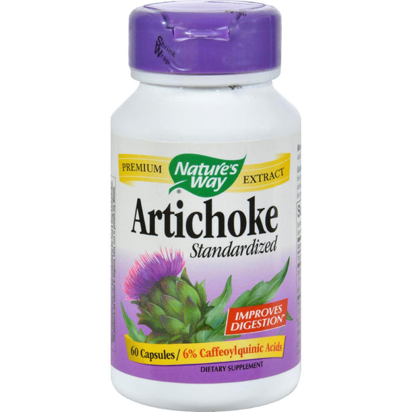 Nature's Way Artichoke Standardized - 60 Capsules - Vita-Shoppe.com