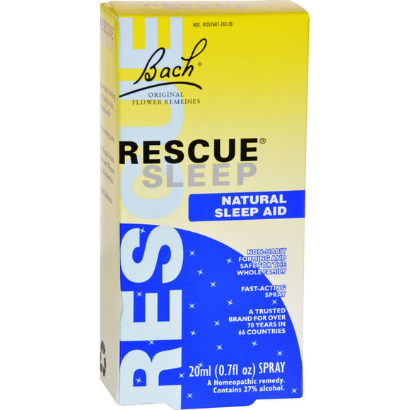 Bach Flower Remedies Rescue Sleep Natural Sleep Aid - 0.7 Fl Oz - Vita-Shoppe.com