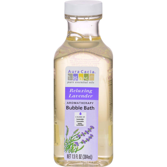 Aura Cacia Aromatherapy Bubble Bath Relaxing Lavender - 13 Fl Oz - Vita-Shoppe.com