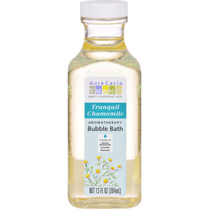 Aura Cacia Aromatherapy Bubble Bath Tranquil Chamomile - 13 Fl Oz - Vita-Shoppe.com