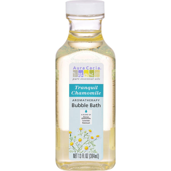 Aura Cacia Aromatherapy Bubble Bath Tranquil Chamomile - 13 Fl Oz - Vita-Shoppe.com