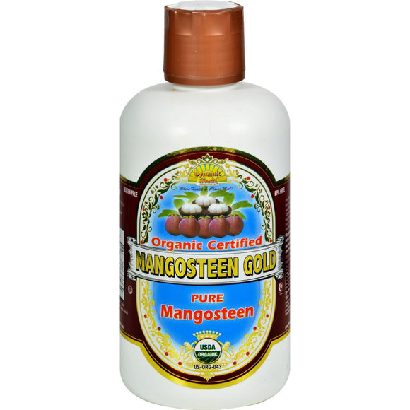 Dynamic Health Organic Certifiied Mangosteen Gold - 32 Fl Oz - Vita-Shoppe.com