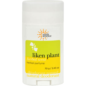 Earth Science Liken Plant Natural Deodorant Herbal Parfume - 2.5 Oz - Vita-Shoppe.com