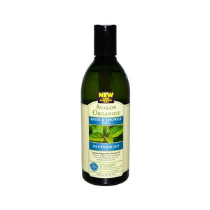 Avalon Organics Bath And Shower Gel Peppermint - 12 Fl Oz - Vita-Shoppe.com