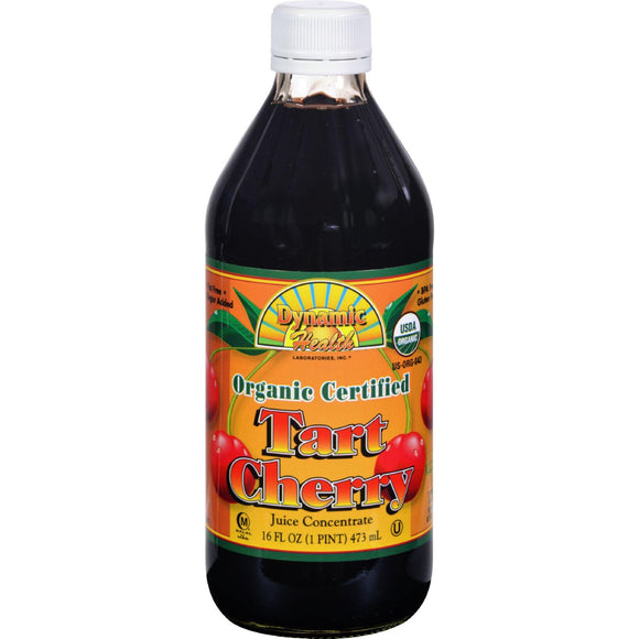 Dynamic Health Organic Certified Tart Cherry Juice Concentrate Tart Cherry - 16 Fl Oz - Vita-Shoppe.com