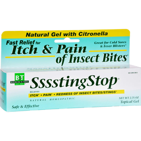 Boericke And Tafel Ssssting Stop Topical Gel - 2.75 Oz - Vita-Shoppe.com