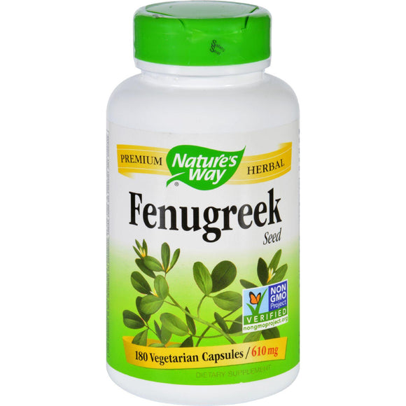 Nature's Way Fenugreek Seed - 180 Capsules - Vita-Shoppe.com