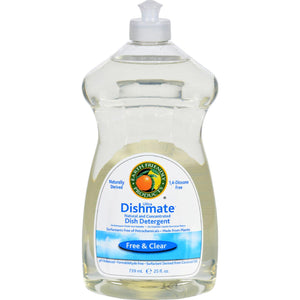 Earth Friendly Dishmate - Free And Clear - Case Of 6 - 25 Fl Oz - Vita-Shoppe.com