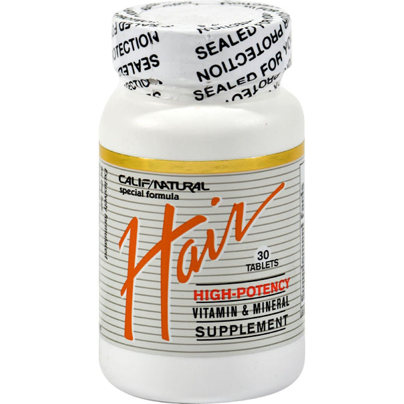 California Natural Hair - 30 Tablets - Vita-Shoppe.com