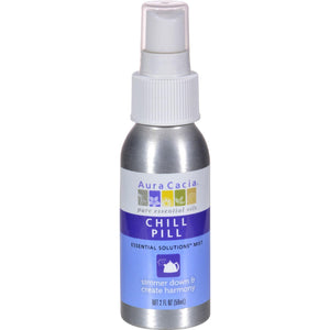 Aura Cacia Essential Solutions Mist Chill Pill - 2 Fl Oz - Vita-Shoppe.com