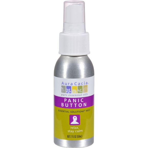 Aura Cacia Essential Solutions Mist Panic Button - 2 Fl Oz - Vita-Shoppe.com