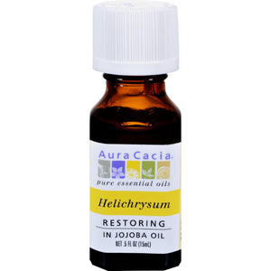 Aura Cacia Helichrysym In Jojoba Oil - 0.5 Fl Oz - Vita-Shoppe.com