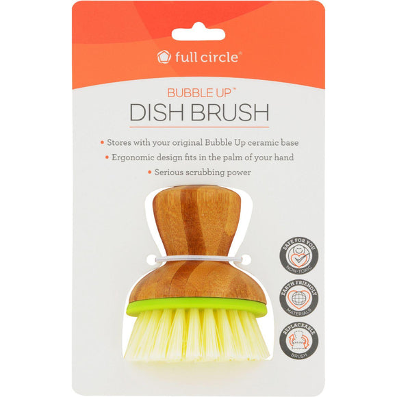 Full Circle Home Replacement Brush - Bubble Up Green - 6 Ct - Vita-Shoppe.com