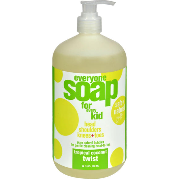 Eo Products Everyone Soap For Kids - Tropical Coconut Twist - 32 Oz - Vita-Shoppe.com