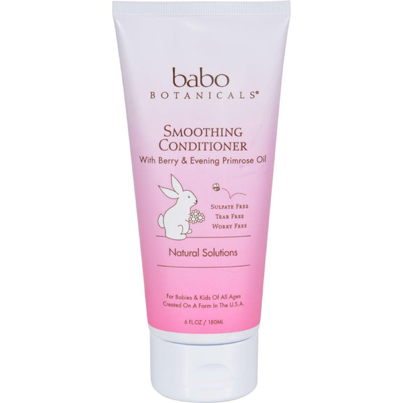 Babo Botanicals Detangling Conditioner - Instantly Smooth Berry Primrose - 6 Oz - Vita-Shoppe.com