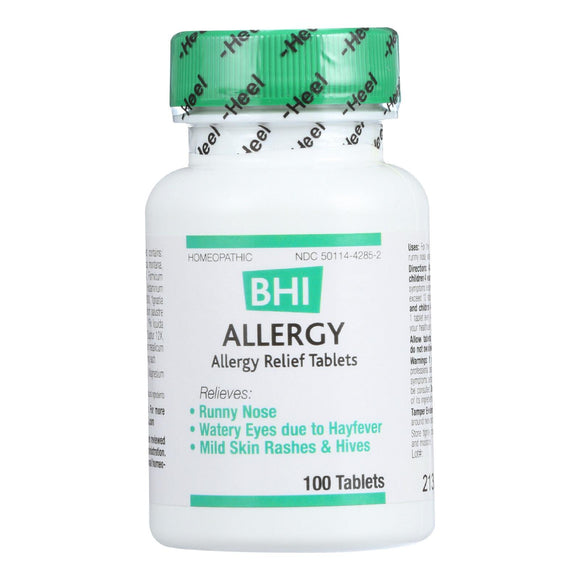 Bhi Allergy Relief - 100 Tablets - Vita-Shoppe.com
