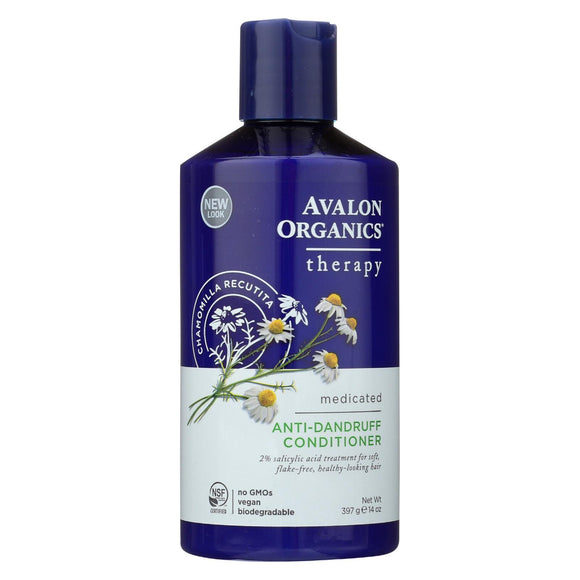 Avalon Active Organics Conditioner - Anti Dandruff - 14 Oz - Vita-Shoppe.com