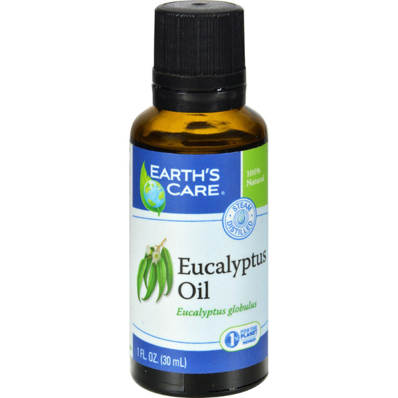Earth's Care Essential Oil - 100 Percent Pure - Natr - Eucalyptus - 1 Fl Oz - Vita-Shoppe.com