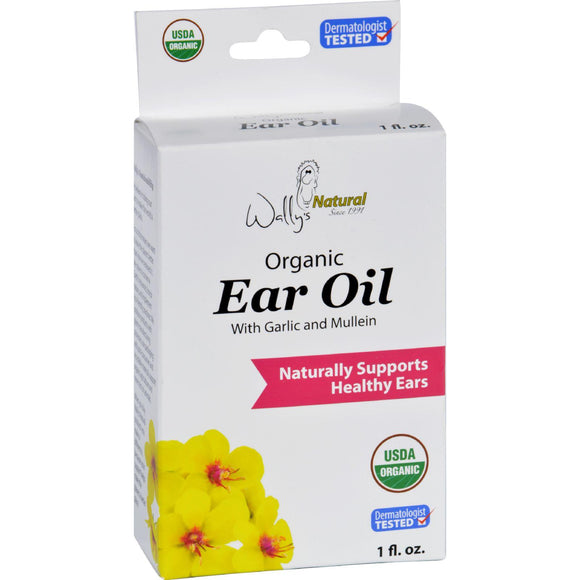 Wally's Natural Products Ear Oil - Organic - 1 Fl Oz - Vita-Shoppe.com