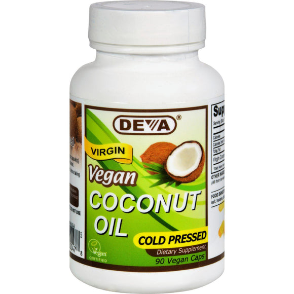 Devan Vegan Vitamins Coconut Oil - Vegan - 90 Vegan Capsules - Vita-Shoppe.com
