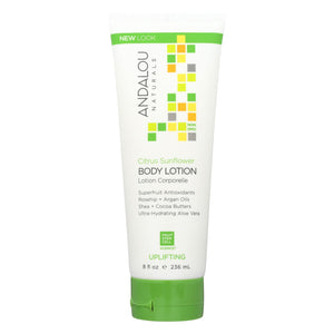 Andalou Naturals Body Lotion - Citrus Verbena Uplifting - 8 Fl Oz - Vita-Shoppe.com