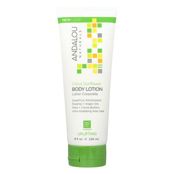 Andalou Naturals Body Lotion - Citrus Verbena Uplifting - 8 Fl Oz - Vita-Shoppe.com