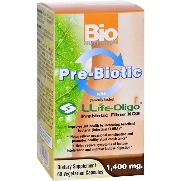 Bio Nutrition Inc Pre-biotic Fiber - Llife-oligo - 1400 Mg - 60 Vegetarian Capsules - Vita-Shoppe.com