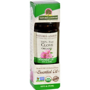 Natures Answer Essential Oil - Organic - Clove - .5 Oz - Vita-Shoppe.com