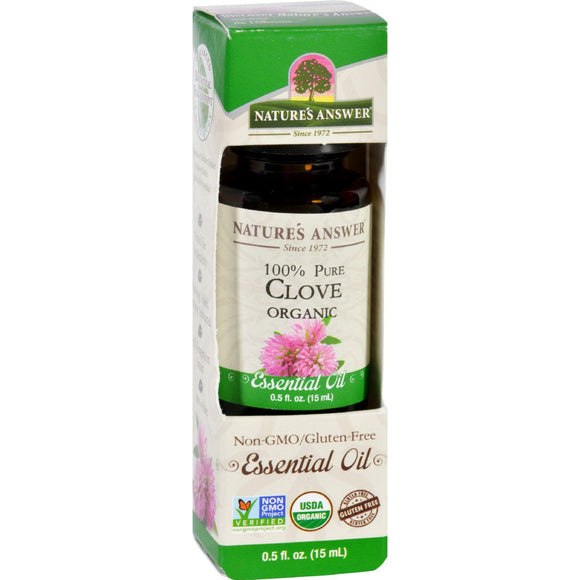 Natures Answer Essential Oil - Organic - Clove - .5 Oz - Vita-Shoppe.com