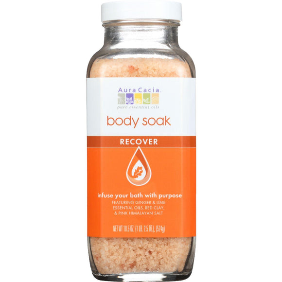 Aura Cacia Body Soak - Recover - 18.5 Oz - 1 Each - Vita-Shoppe.com